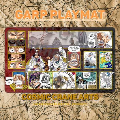 Garp One Piece TCG Playmat