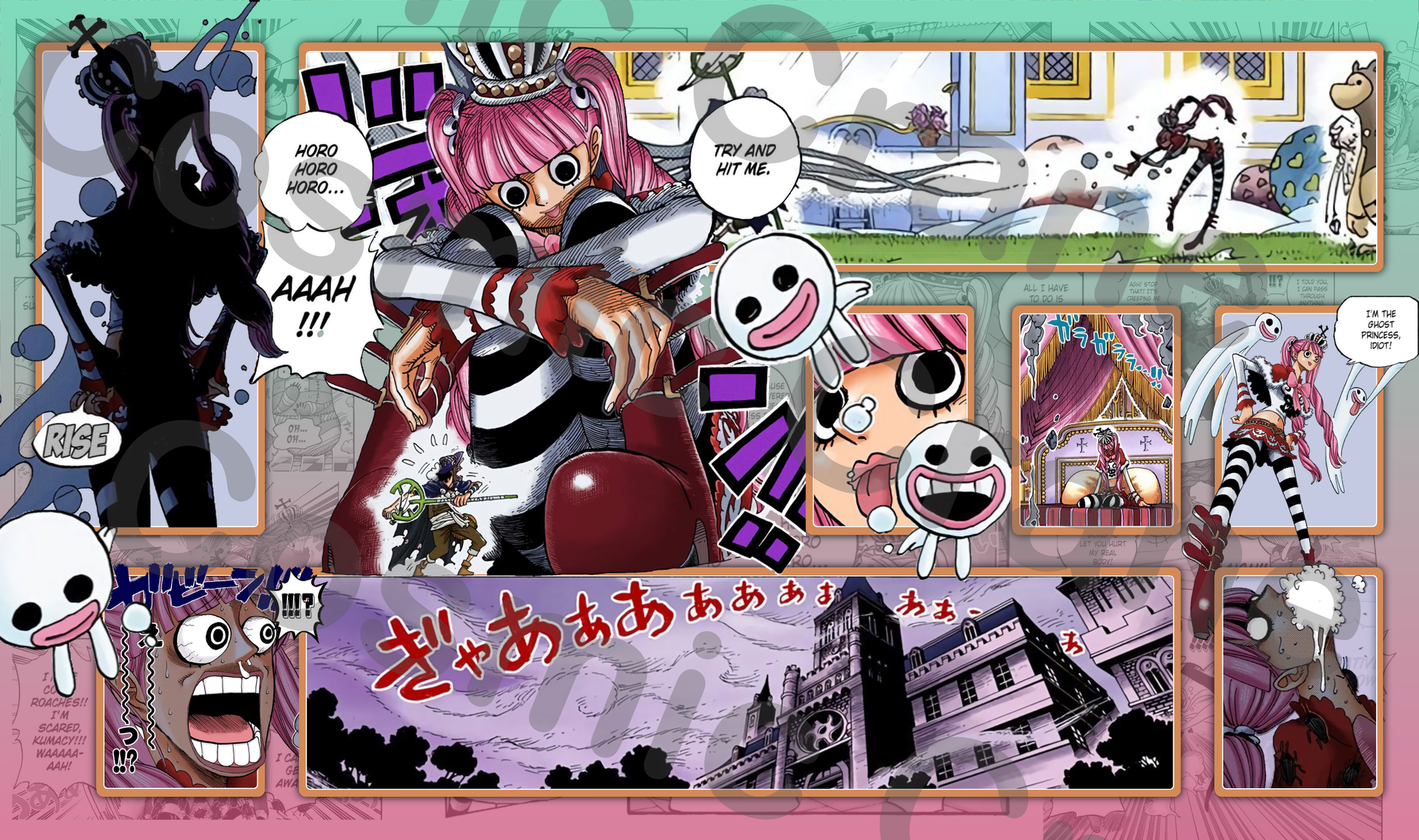 Playmat for the One Piece TCG Enel 